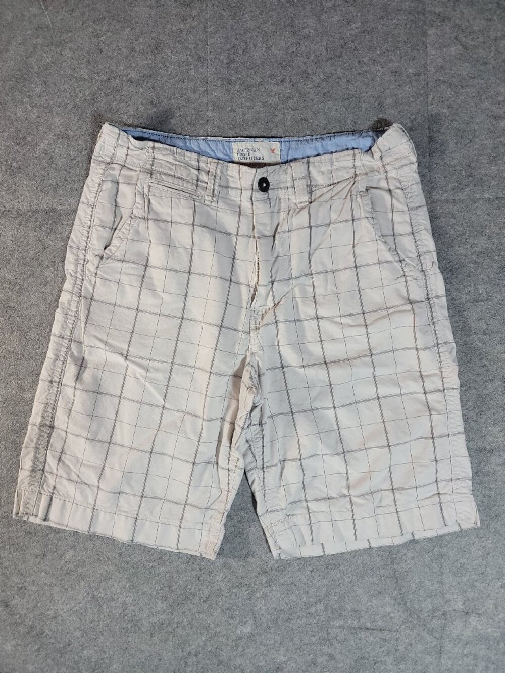 Vintage-inspired American Eagle Outfitters Longer Length Plaid Shorts